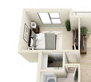 Rider (1 Bed 1 Bath)